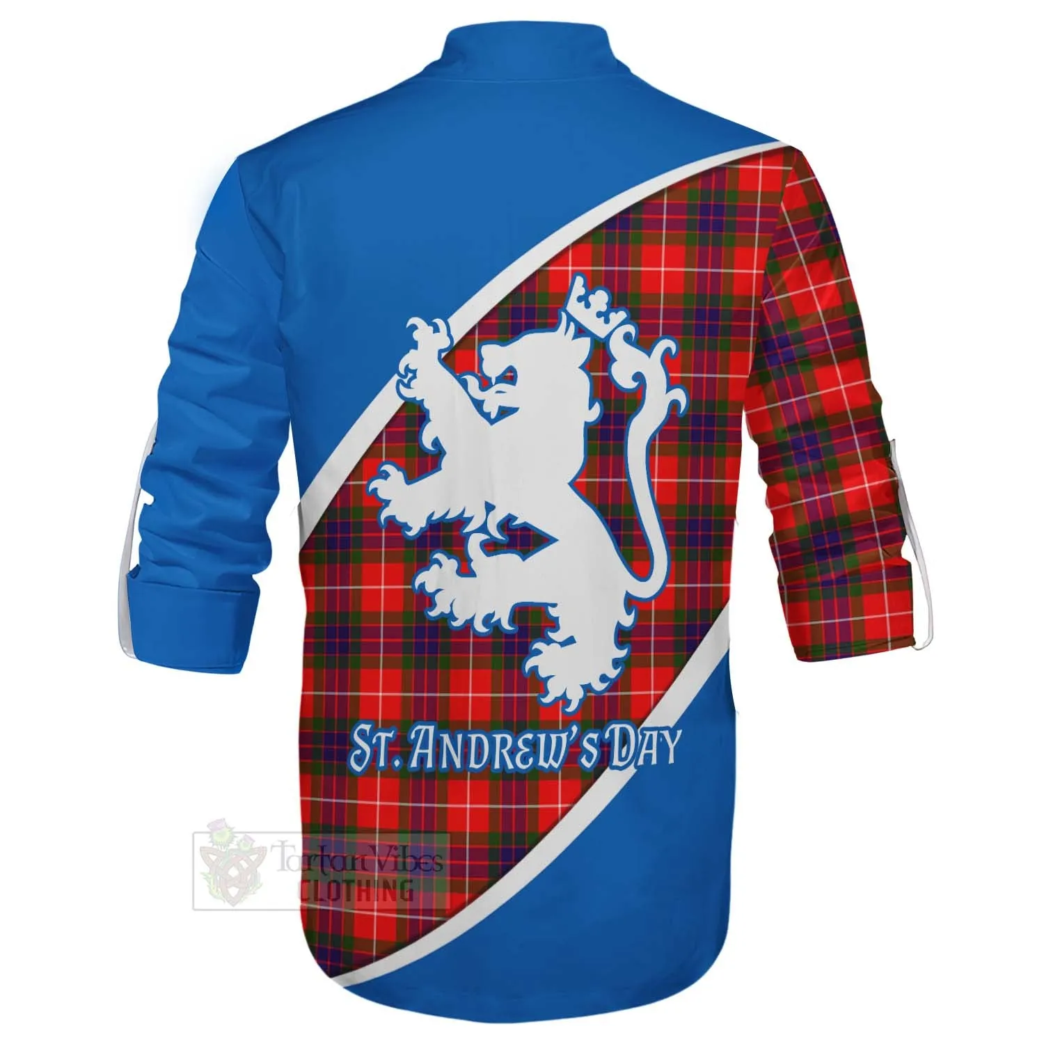 Abernethy Family Crest Tartan Ghillie Kilt Shirt Celebrate Saint Andrew's Day in Style