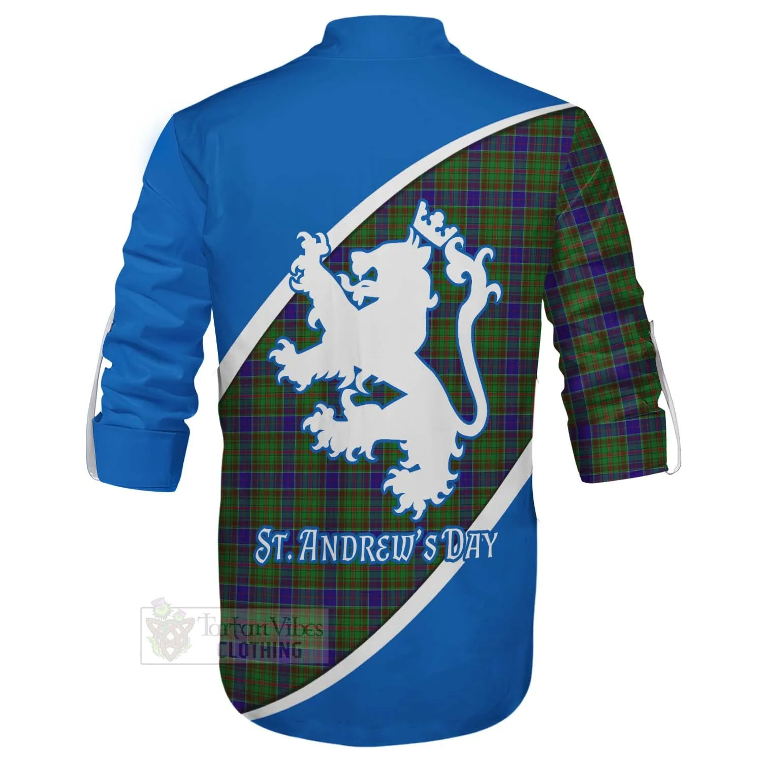 Adam Family Crest Tartan Ghillie Kilt Shirt Celebrate Saint Andrew's Day in Style