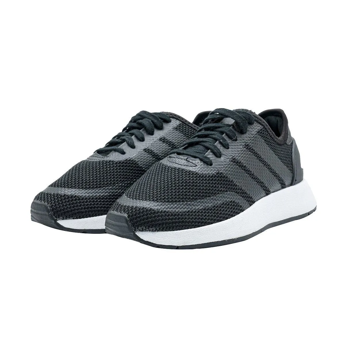 Adidas N5923 Sneakers Fabric Black Colour For Kids