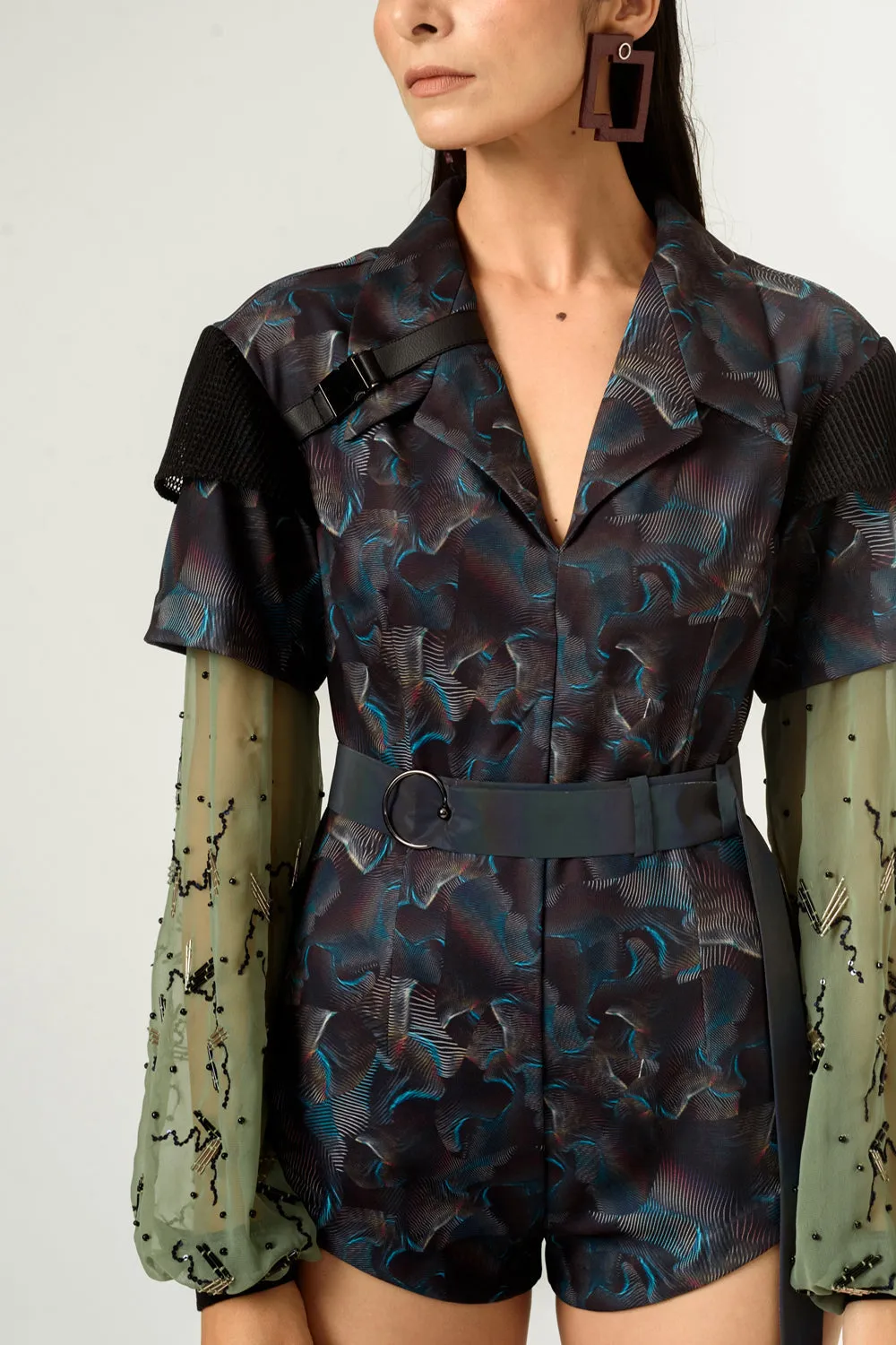 Agitation Print Bodysuit