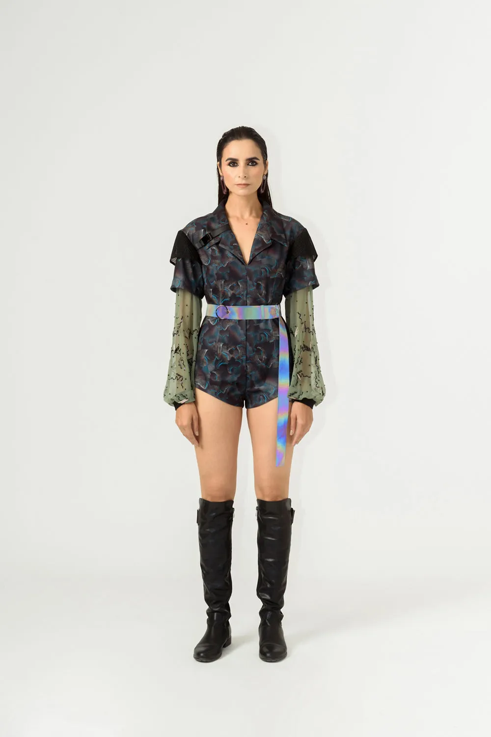 Agitation Print Bodysuit