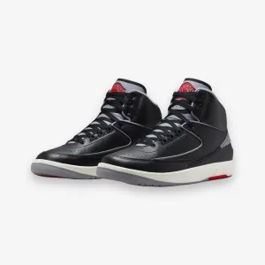 Air Jordan 2 Retro Black Cement Grey Fire Red DR8884-001