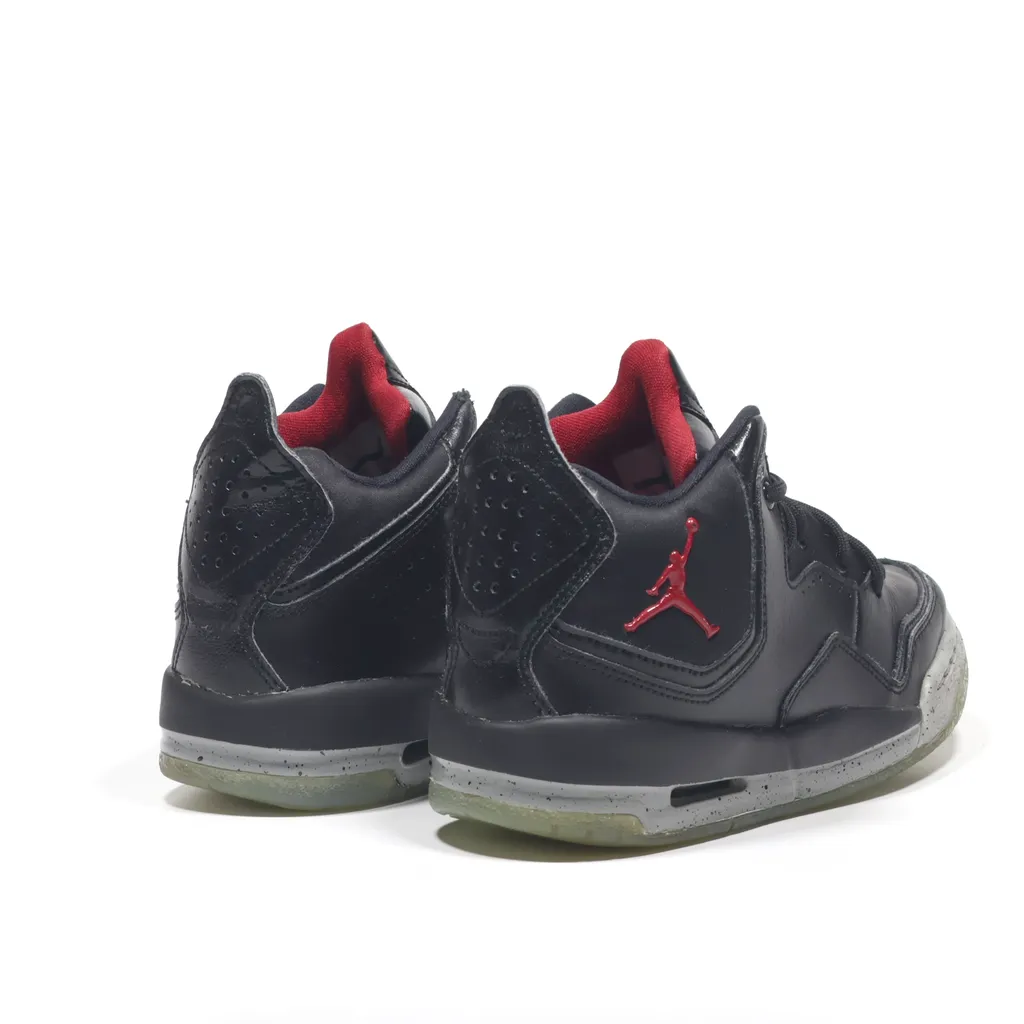 Air Jordan Courtside 23 Gs Sport Shoes Leather Black Color For Kids