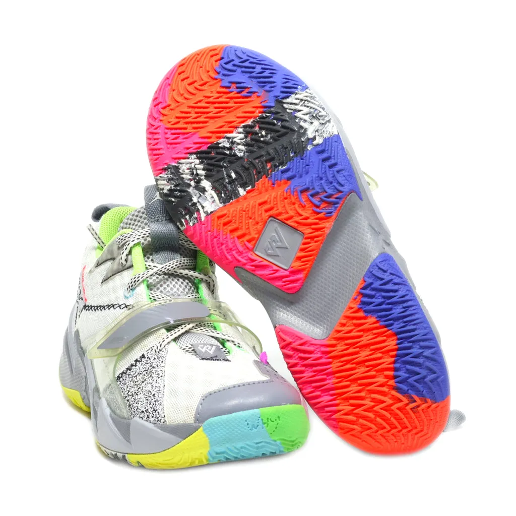 Air Jordan Why Not Zer0.3 'Zer0 Noise' Sport Shoes Fabric Grey Colour For Kids