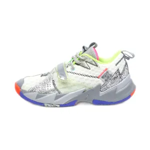 Air Jordan Why Not Zer0.3 'Zer0 Noise' Sport Shoes Fabric Grey Colour For Kids