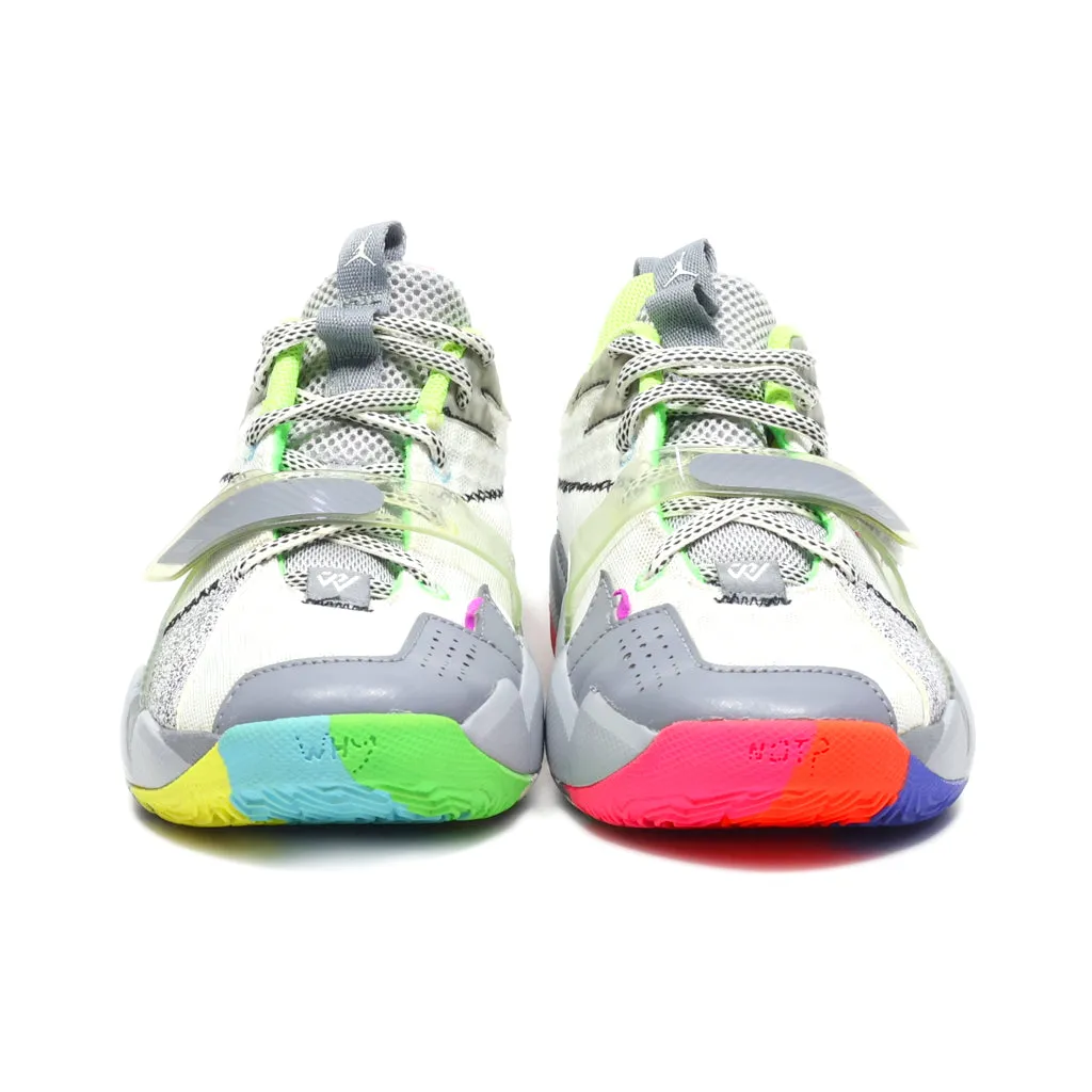 Air Jordan Why Not Zer0.3 'Zer0 Noise' Sport Shoes Fabric Grey Colour For Kids