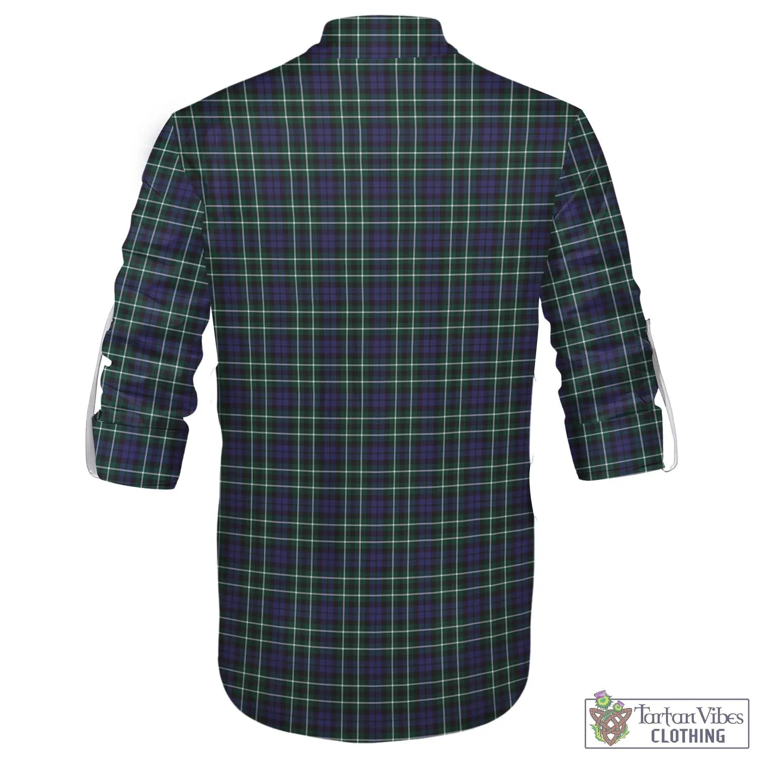 Allardice Tartan Men's Scottish Traditional Jacobite Ghillie Kilt Shirt