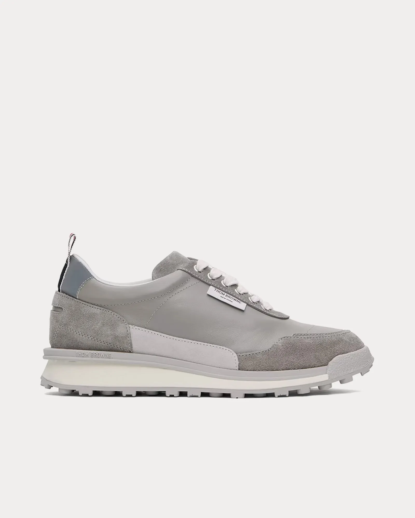 Alumni Vitello Calf Tonal Grey Low Top Sneakers