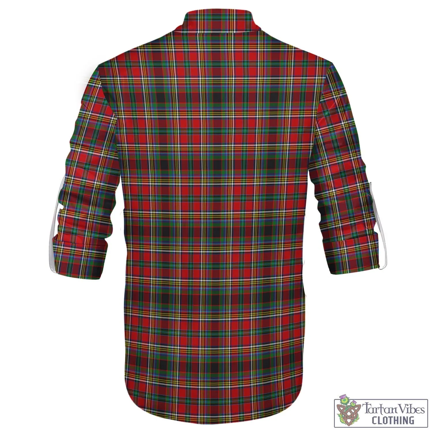 Anderson of Arbrake Tartan Men's Scottish Traditional Jacobite Ghillie Kilt Shirt