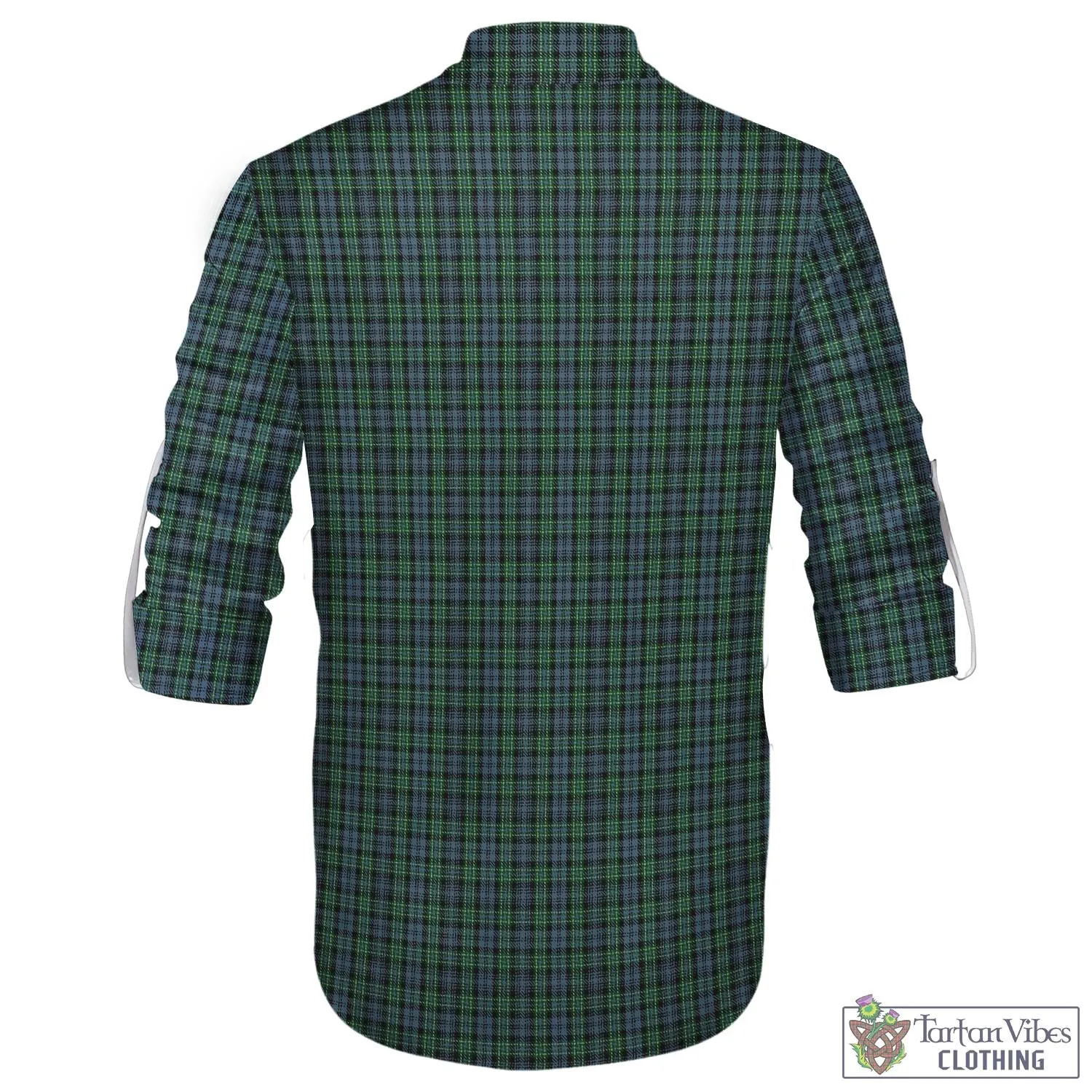 Arbuthnot Tartan Men's Scottish Traditional Jacobite Ghillie Kilt Shirt