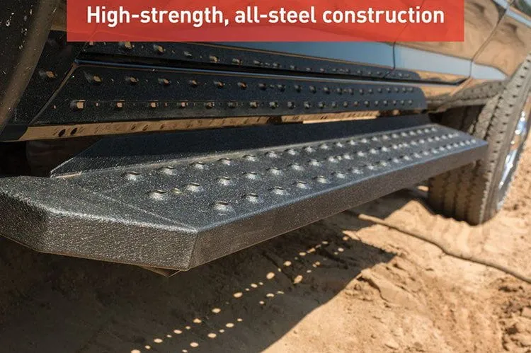 Aries 2055521 2017-2023 Ford F250/F350/F450 Super Duty RidgeStep 6 1/2" X 85" Black Steel Running Boards