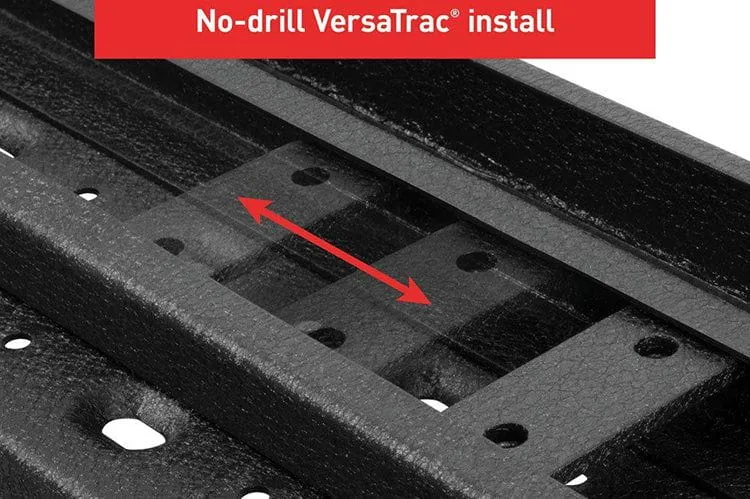 Aries C2885 2017-2022 Ford F250/F350/F450 Super Duty RidgeStep 6 1/2" X 85" Black Steel Running Boards