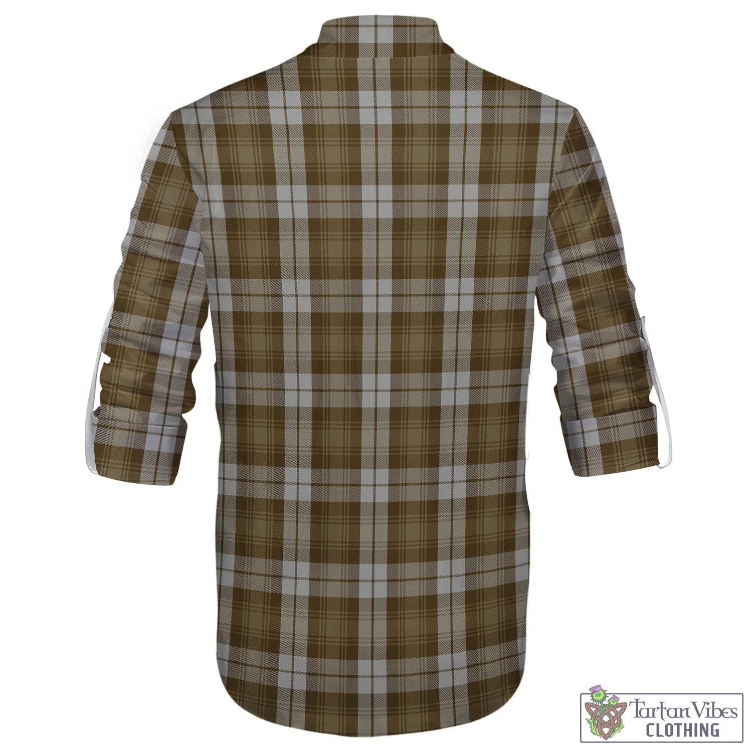 Baillie Dress Tartan Men's Scottish Traditional Jacobite Ghillie Kilt Shirt