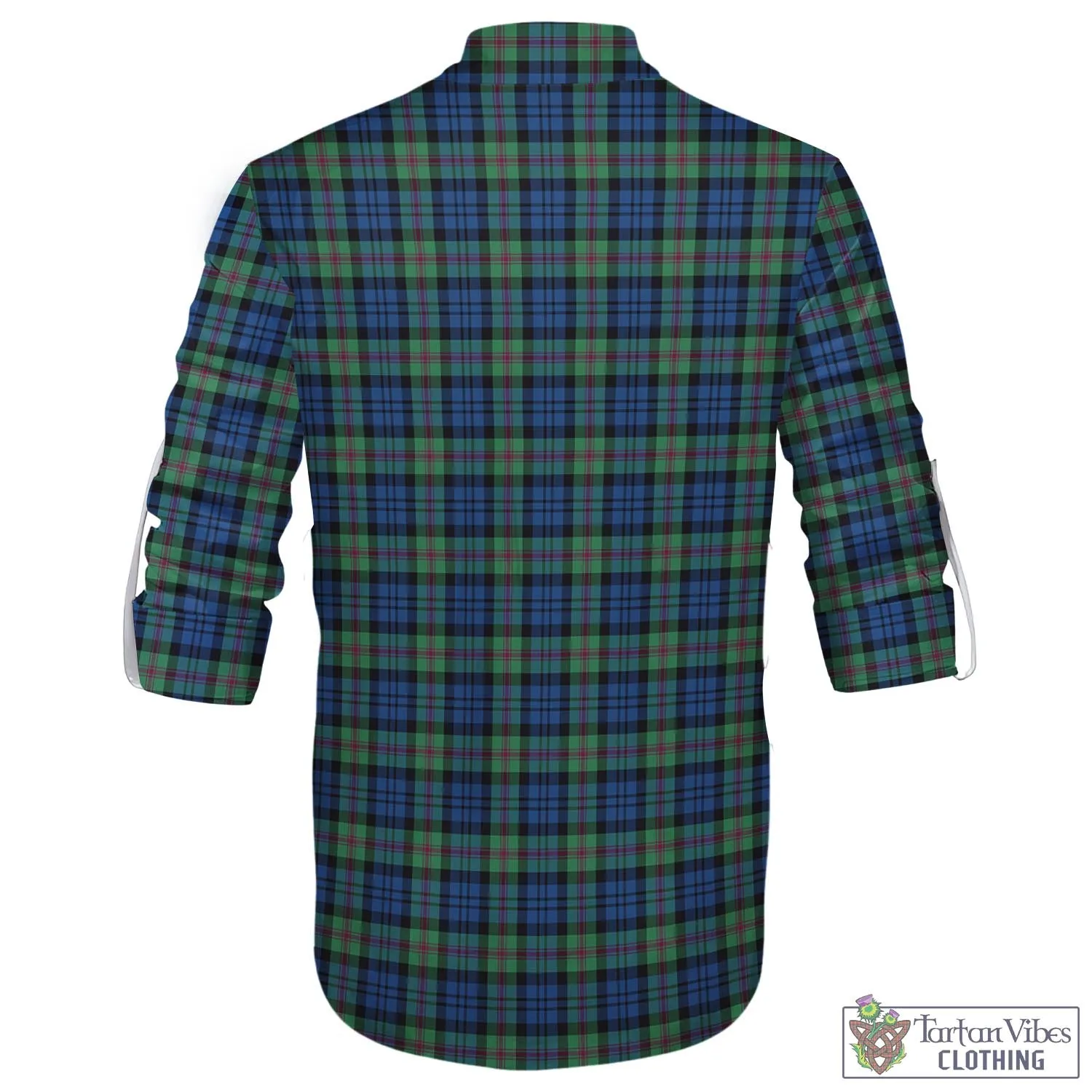 Baird Ancient Tartan Men's Scottish Traditional Jacobite Ghillie Kilt Shirt