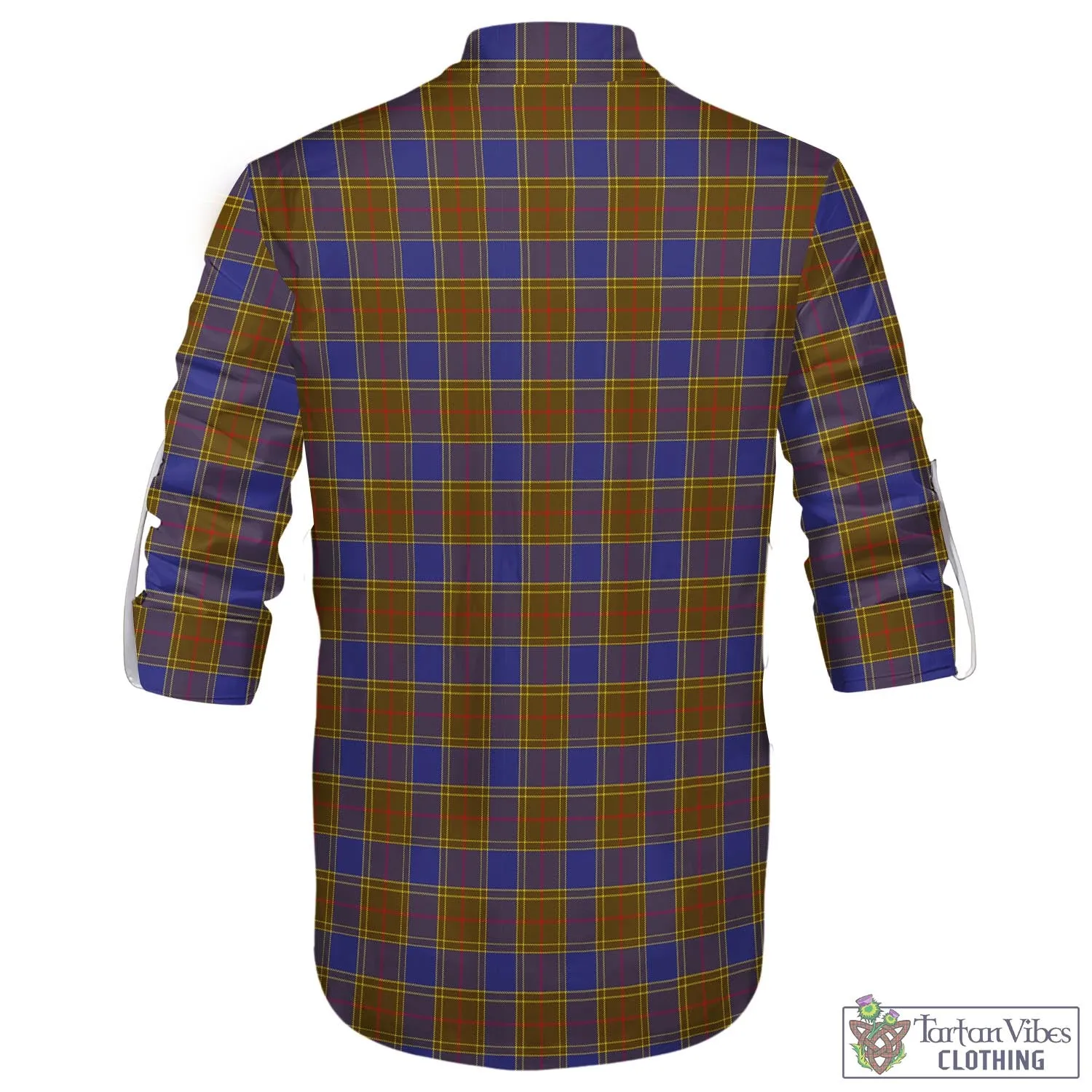 Balfour Tartan Men's Scottish Traditional Jacobite Ghillie Kilt Shirt