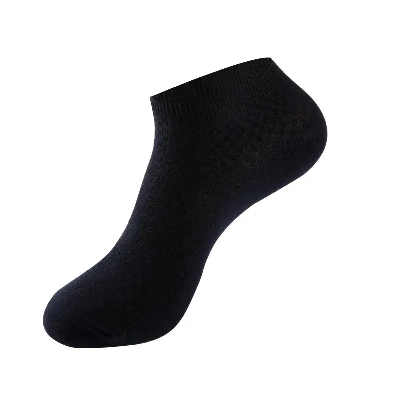 Bamboo Fiber Super-Breathable Ankle Business Socks (5Pairs)