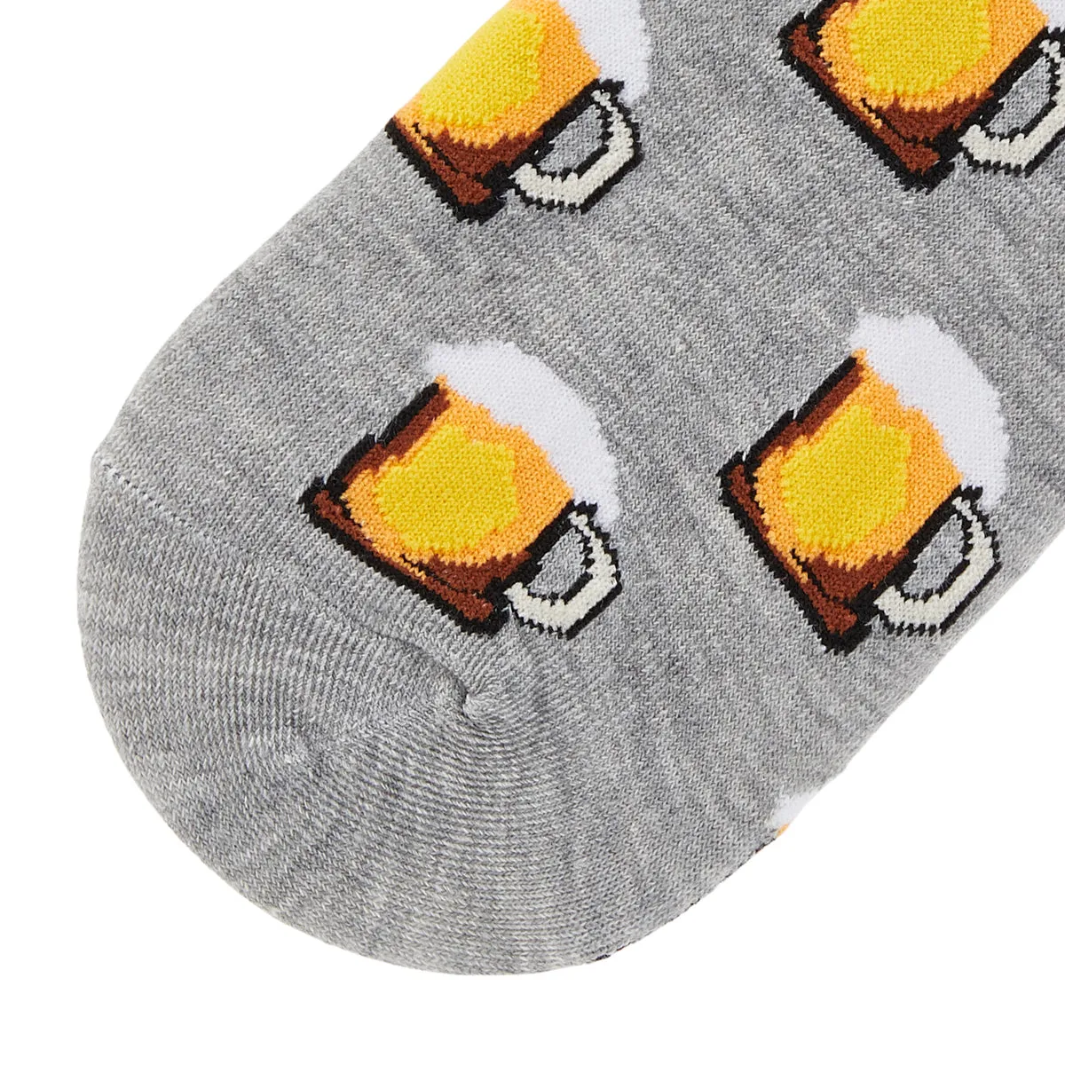 Beer Stein Printed Crew Length Socks