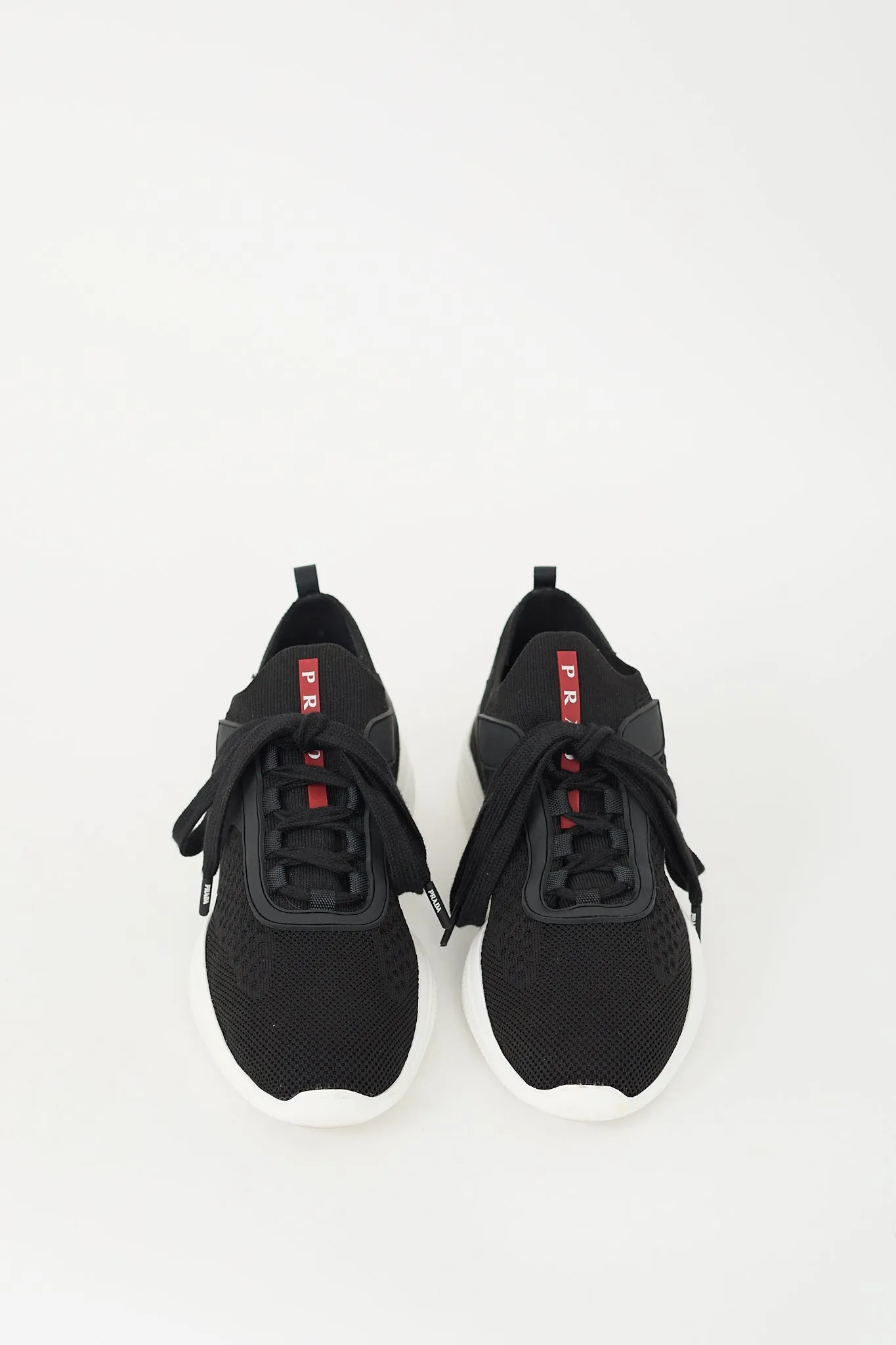 Black & White Sock Knit Sneaker