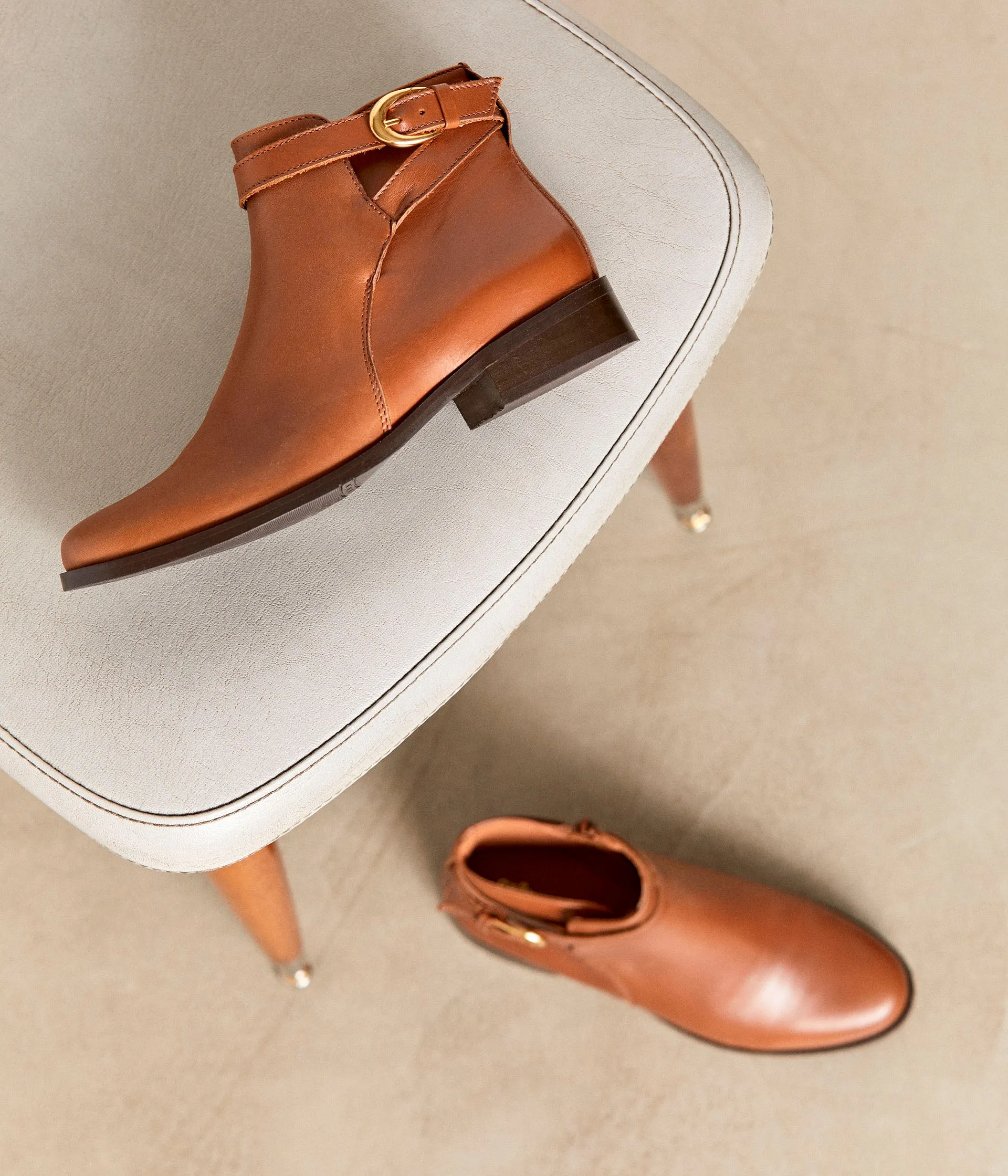 Boots cognac Simone