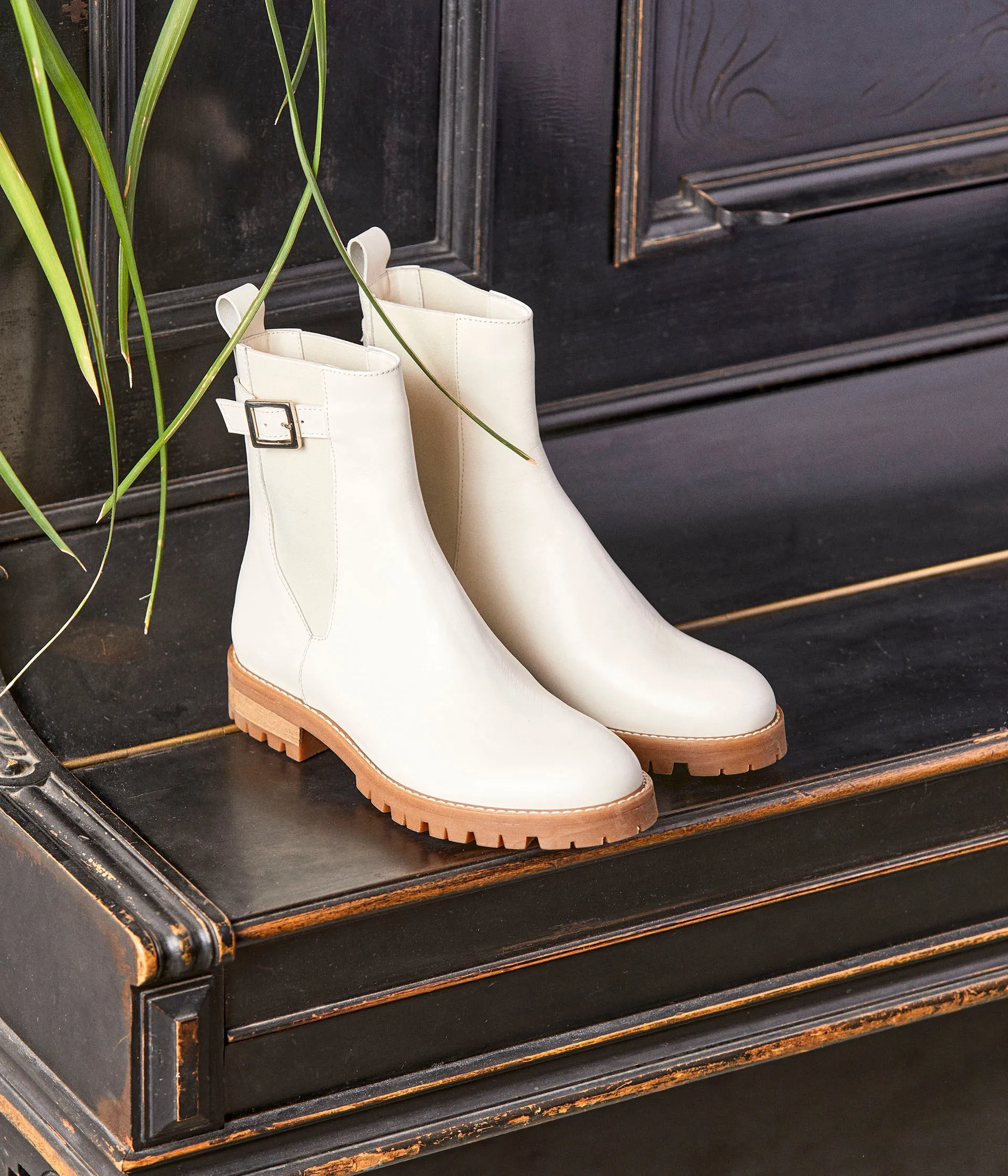Boots écrues Norma