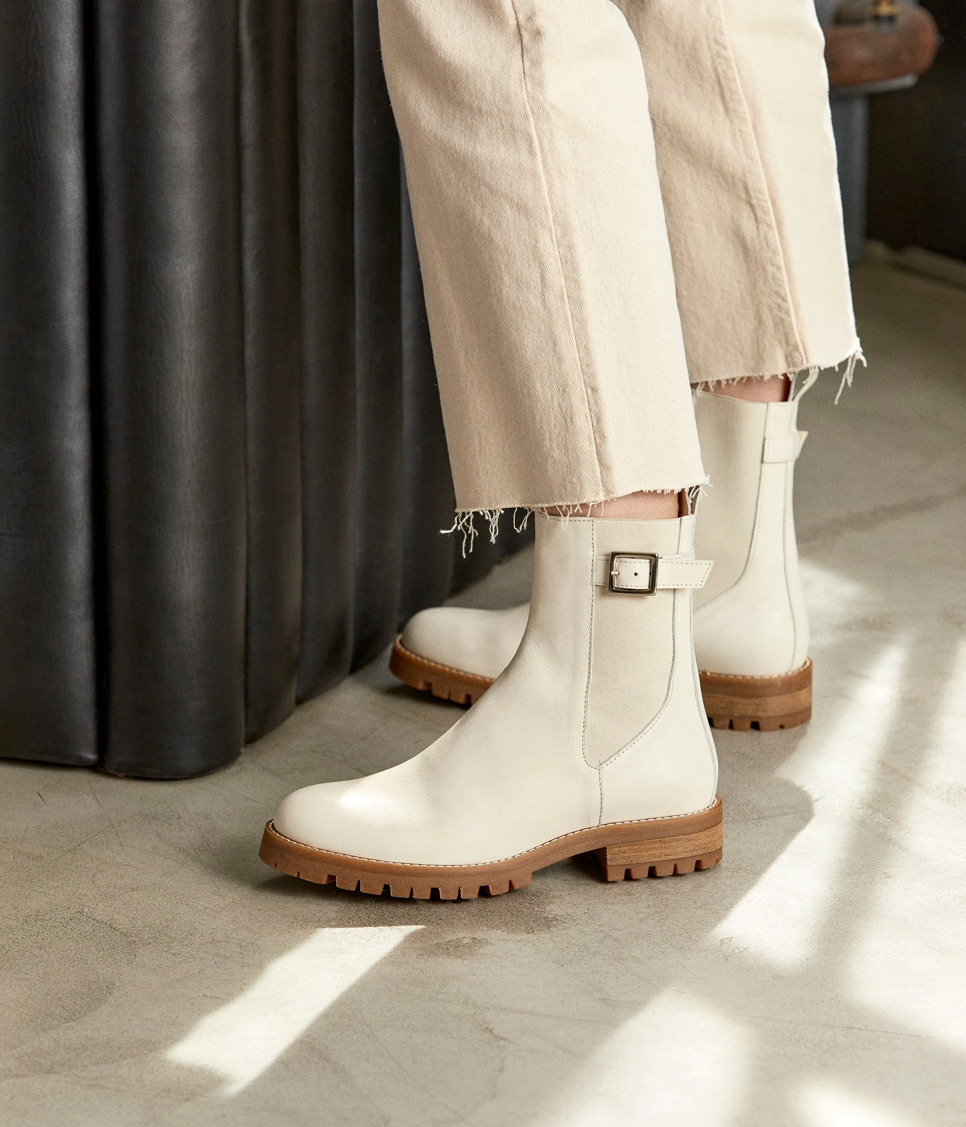 Boots écrues Norma