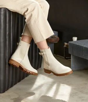 Boots écrues Norma