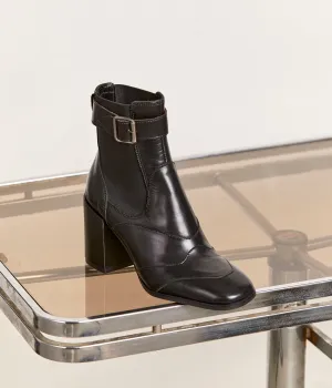 Boots cuir noir Pablo