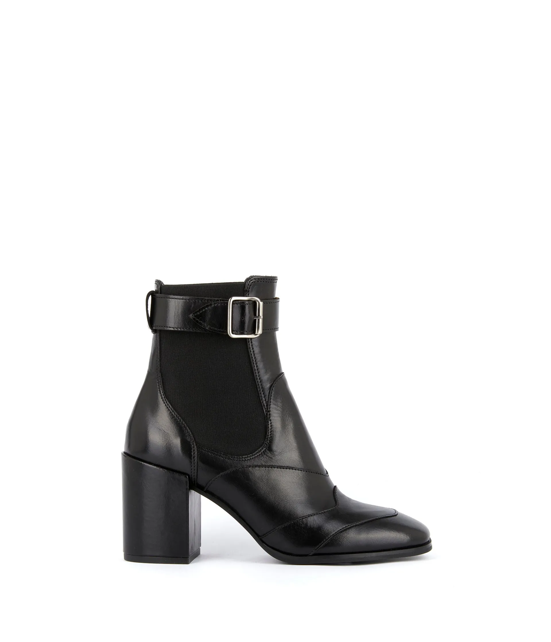 Boots cuir noir Pablo