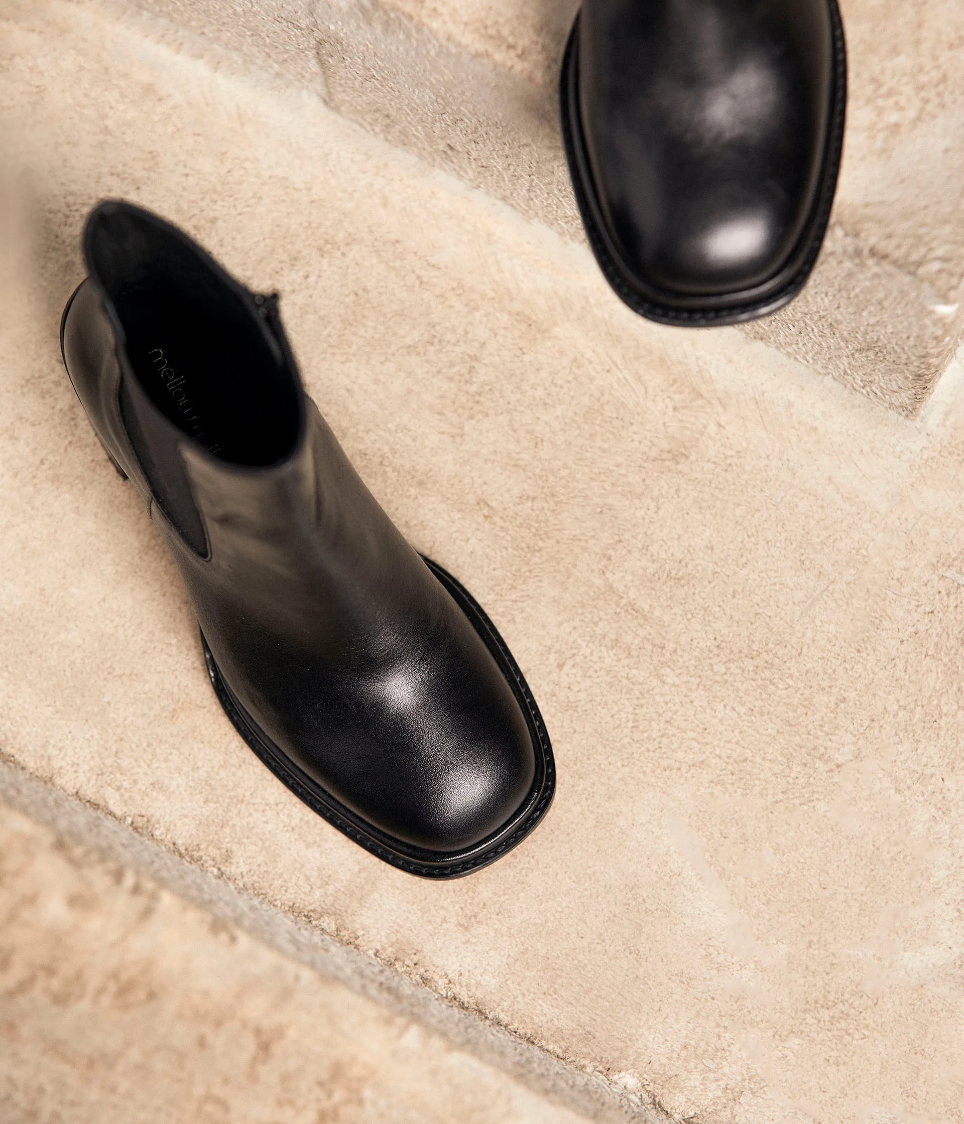 Boots noir talon Beverly