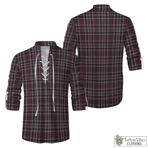 Borthwick Tartan Men's Scottish Traditional Jacobite Ghillie Kilt Shirt