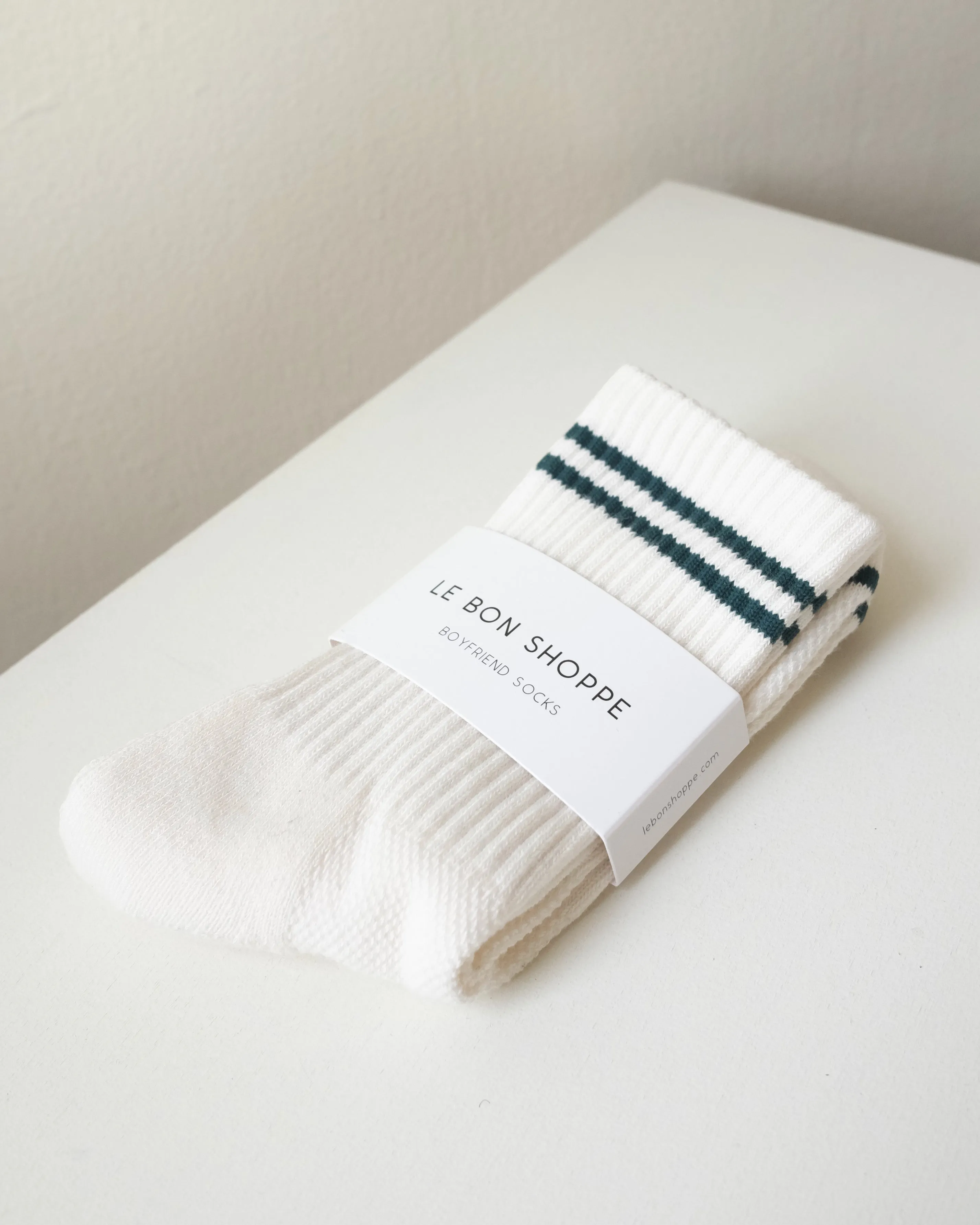 Boyfriend Socks, Parchment
