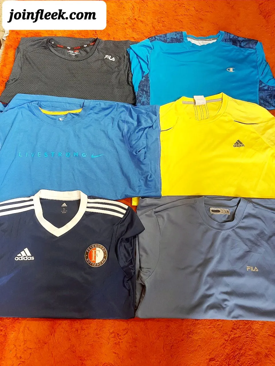 BRANDED MIX SPORT T-SHIRT - 30 PIECE BUNDLE