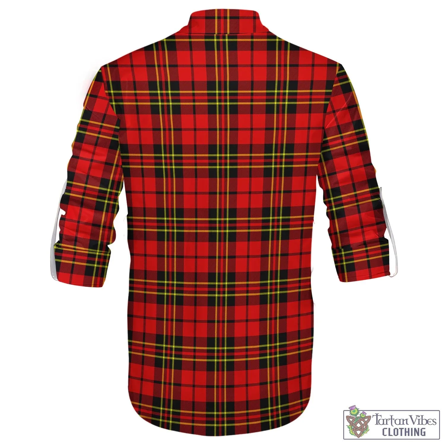 Brodie Modern Tartan Men's Scottish Traditional Jacobite Ghillie Kilt Shirt