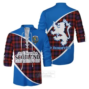 Brown (Broun) Family Crest Tartan Ghillie Kilt Shirt Celebrate Saint Andrew's Day in Style