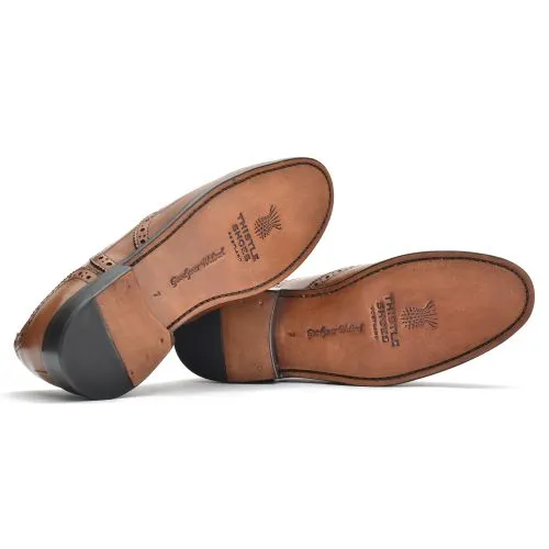 Brown Day Brogue by Thistle Shoes 873B