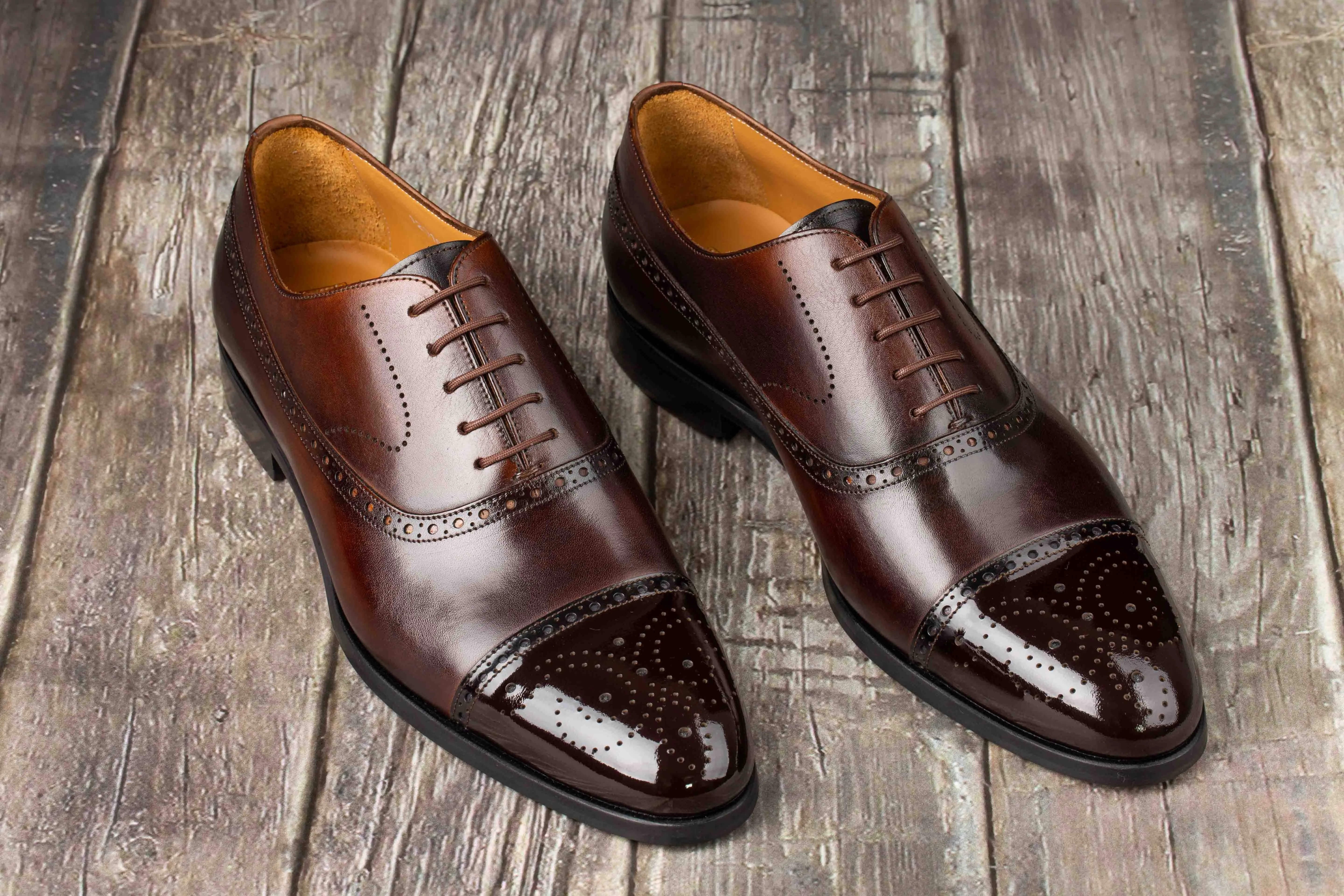 Brown Patina Brogues