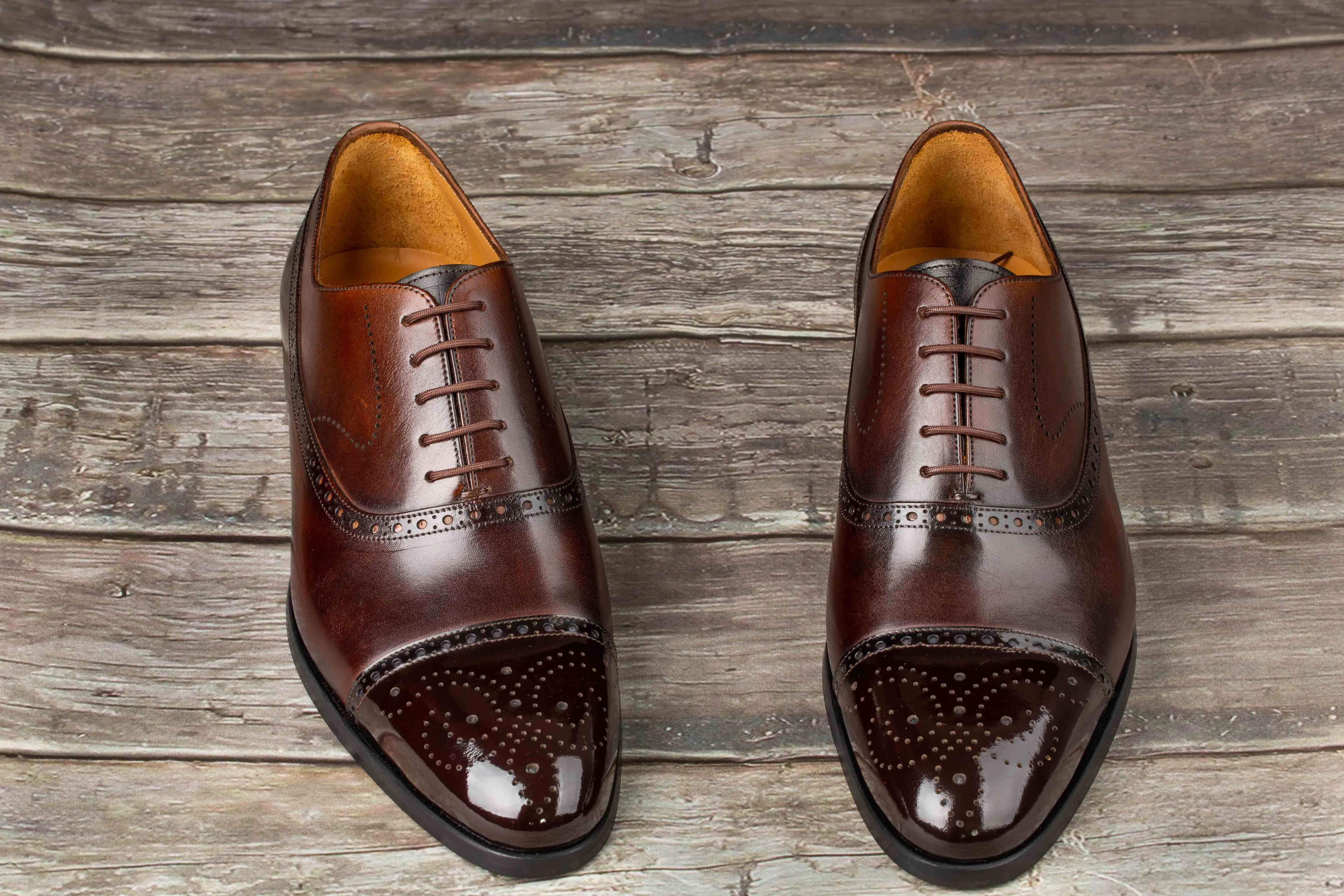 Brown Patina Brogues