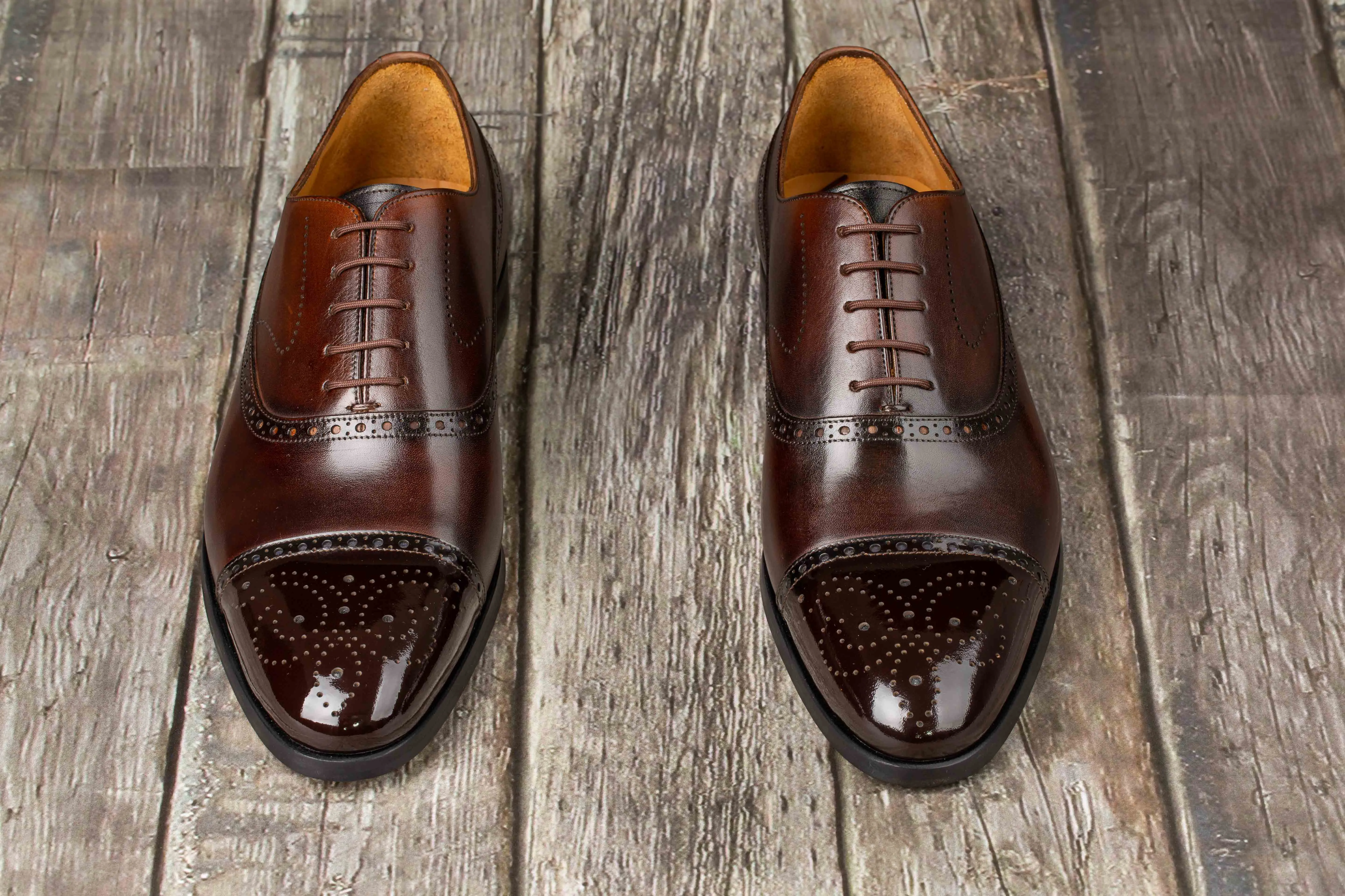 Brown Patina Brogues