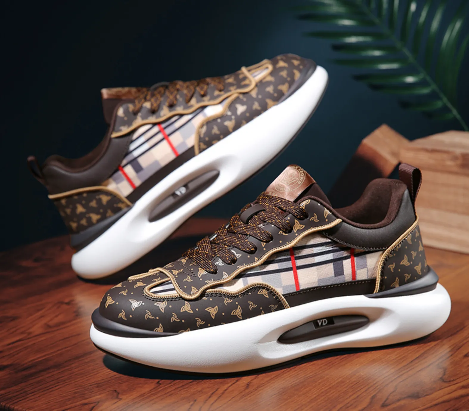 Casual Patchwork Outdoor Lace Up Sneakers