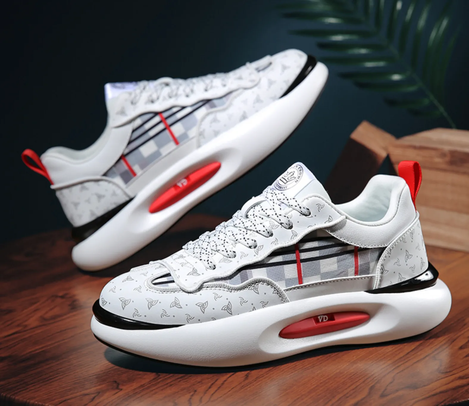 Casual Patchwork Outdoor Lace Up Sneakers