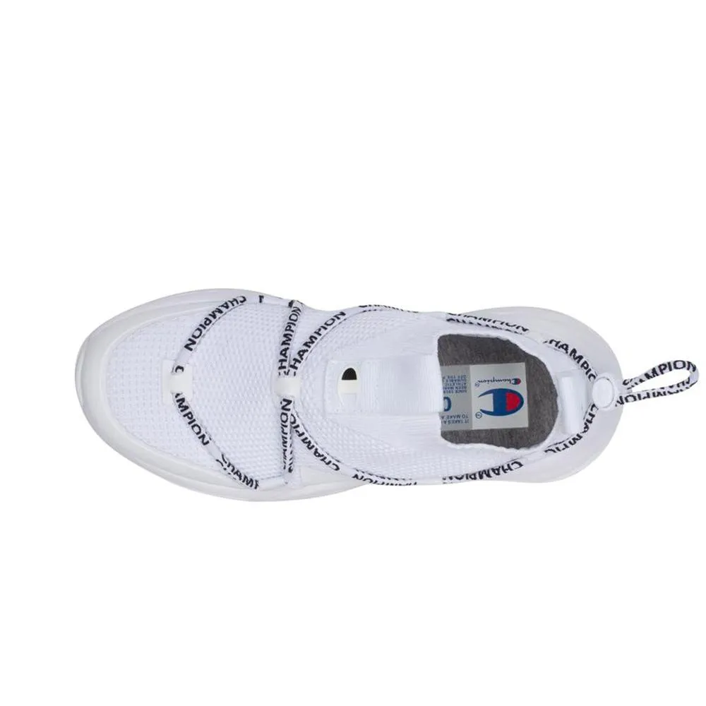 Champion Rally Flux Lo White Knit Upper CPS10149W