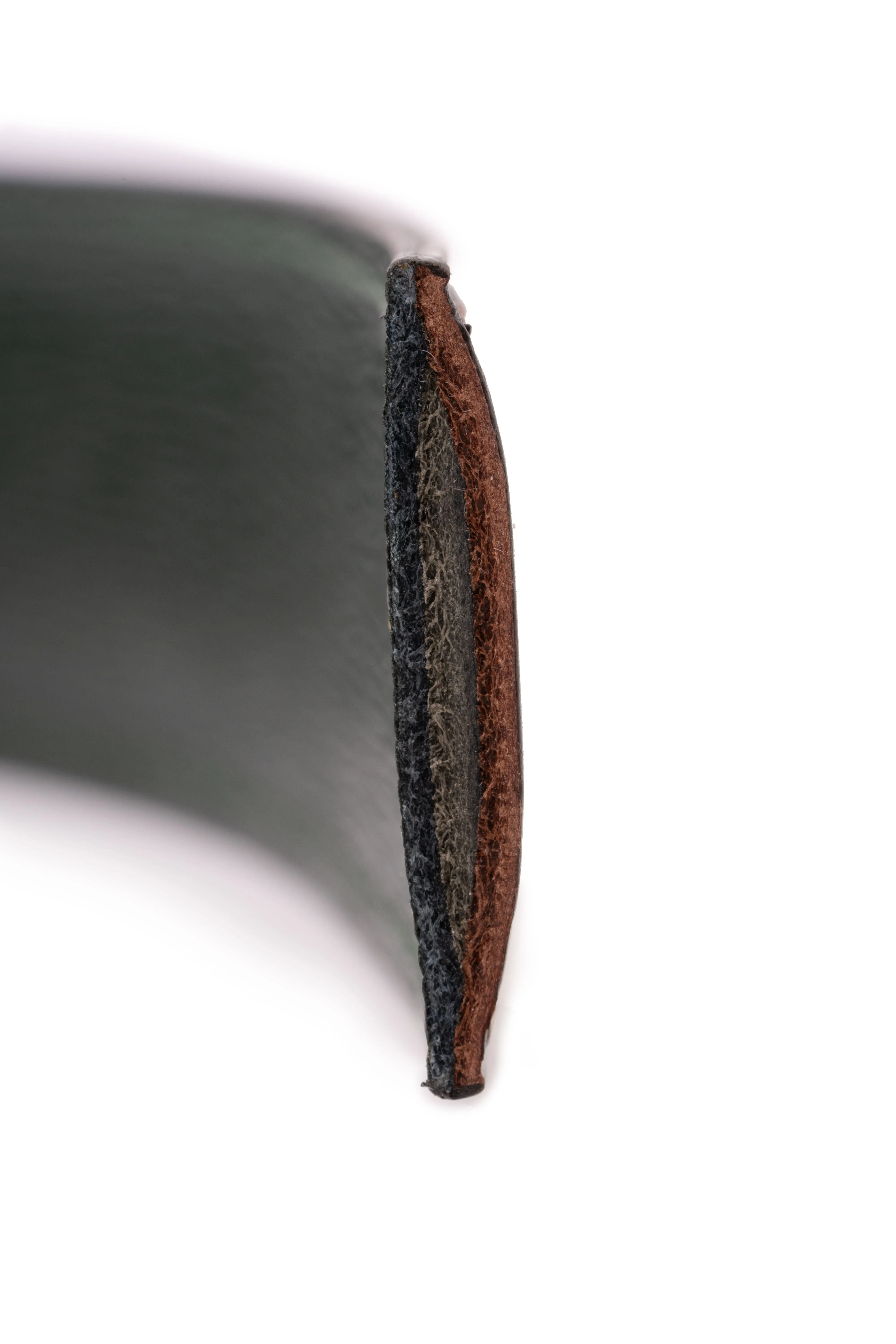 Charcoal Brown Leather Belt