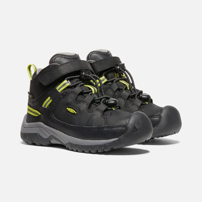 Children Targhee Mid Waterproof Black Steel Grey