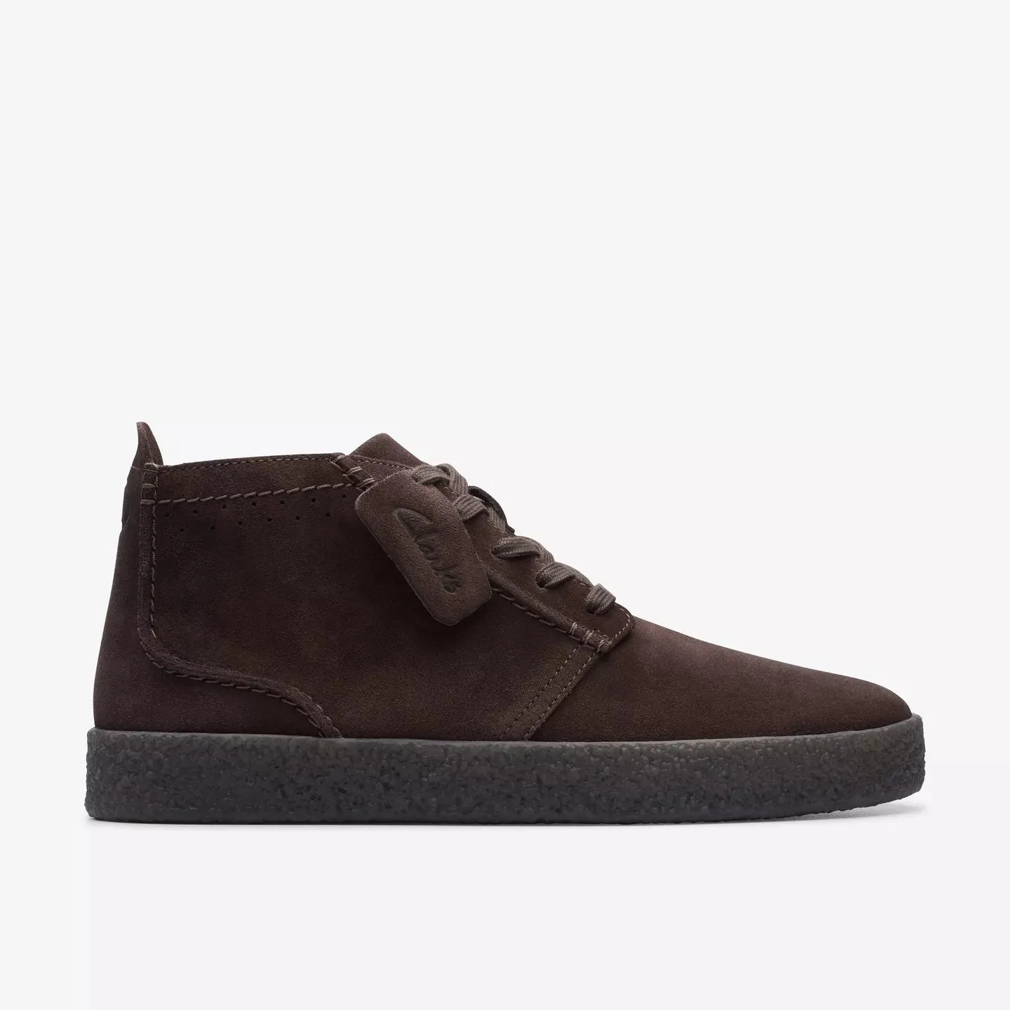 Clarks Dark Brown Suede Boots
