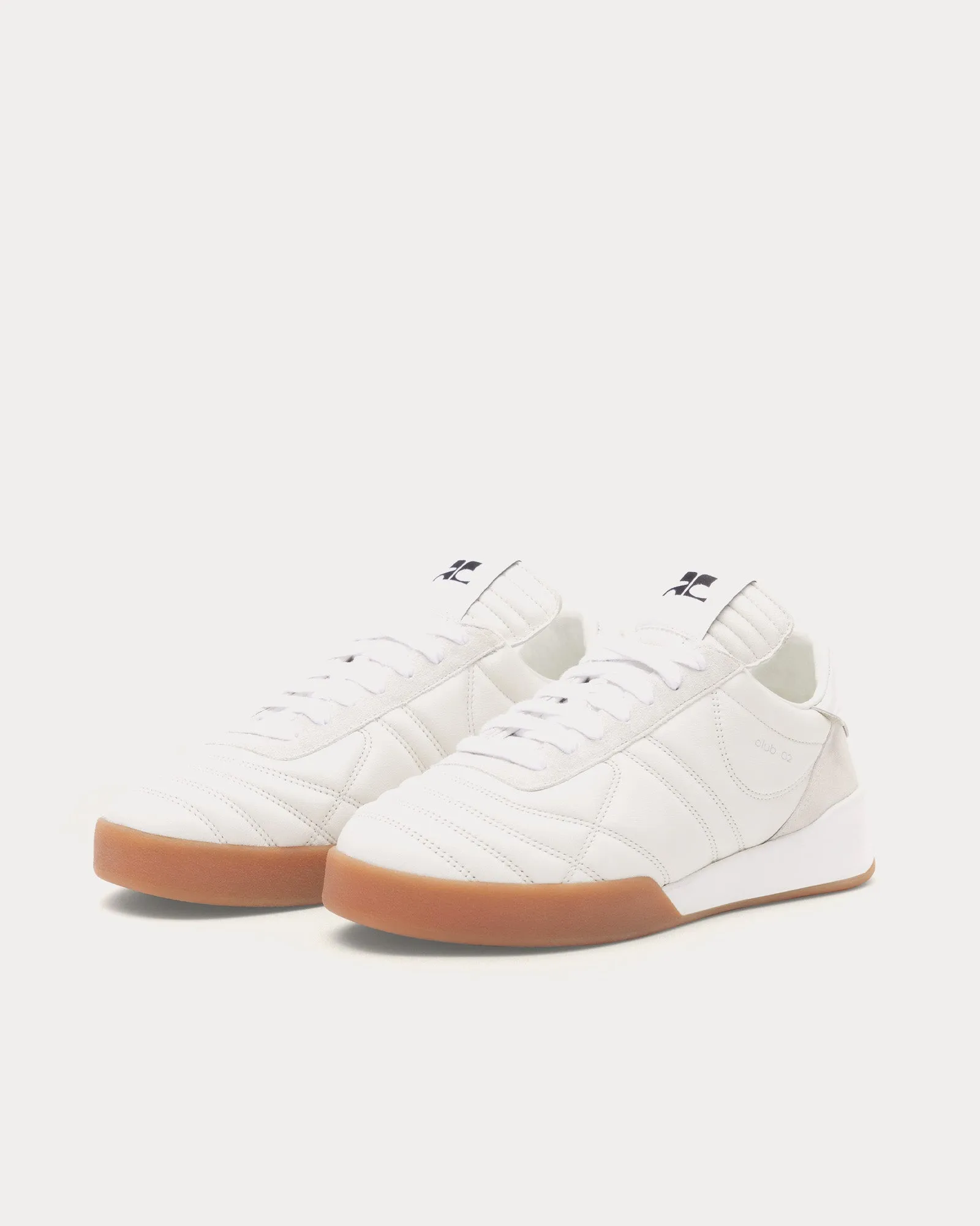 Club 02 Leather Heritage White Low Top Sneakers