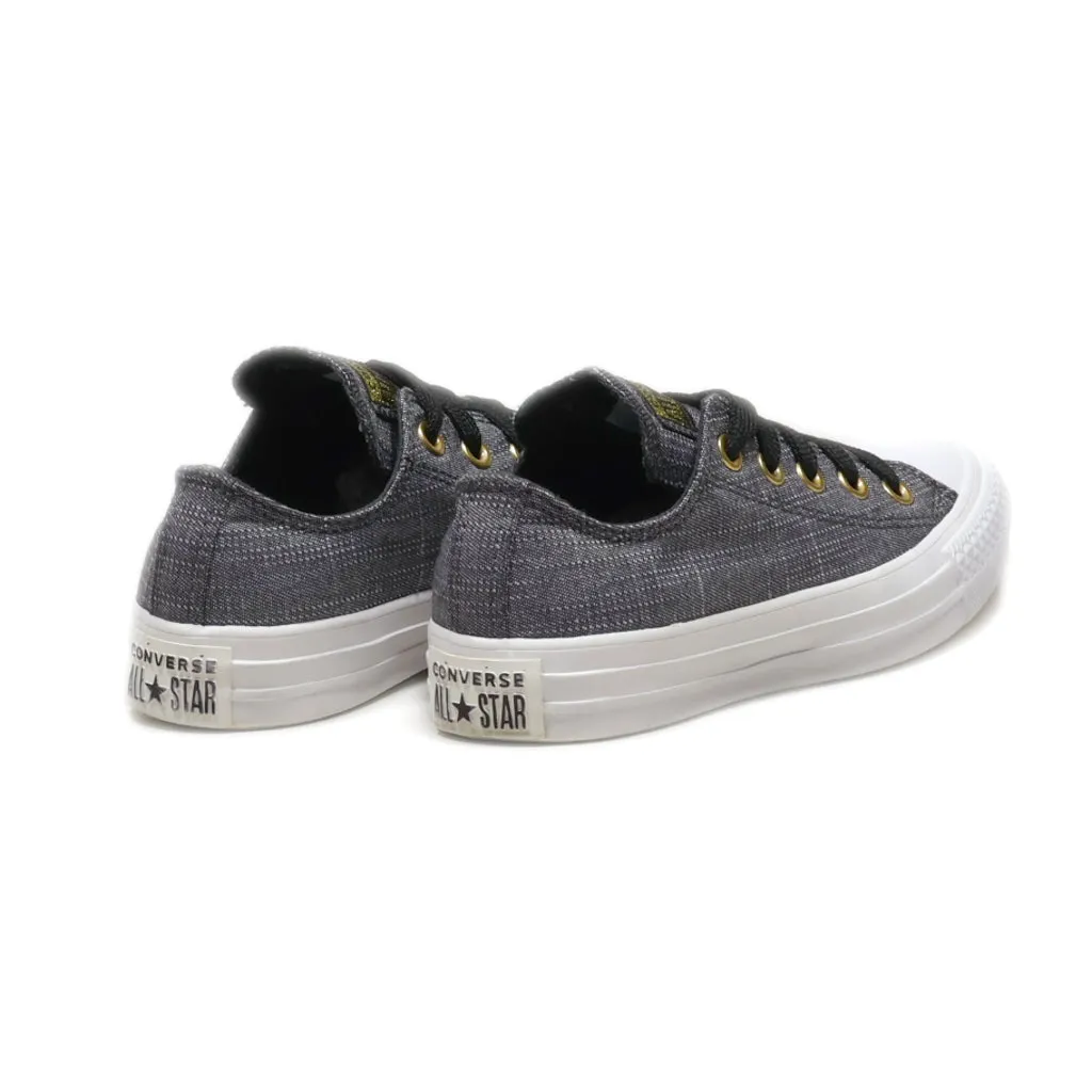 Converse Chuck Taylor All Star Low-Top Sneakers Fabric Grey Colour For Women