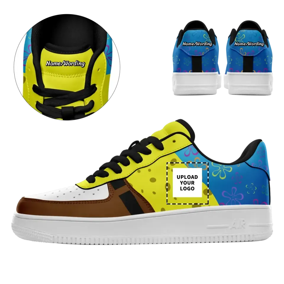 Corporate christmas gifts, SpongeBob Sport Sneaker,Team-Exclusive Customization for Anime Enthusiasts,AFL-23020203
