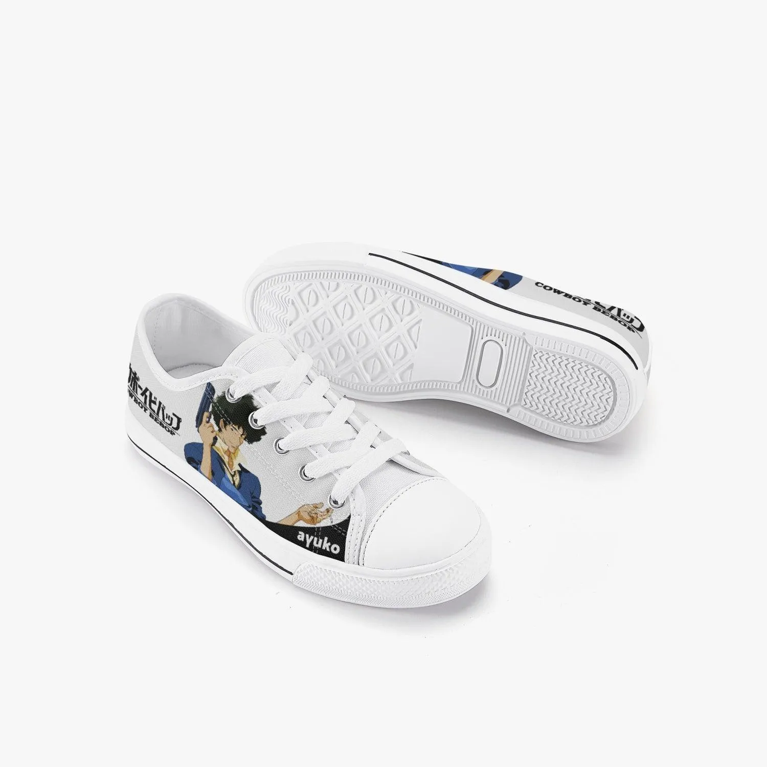 Cowboy Bebop Spike Spiegel Kids A-Star Low Anime Shoes
