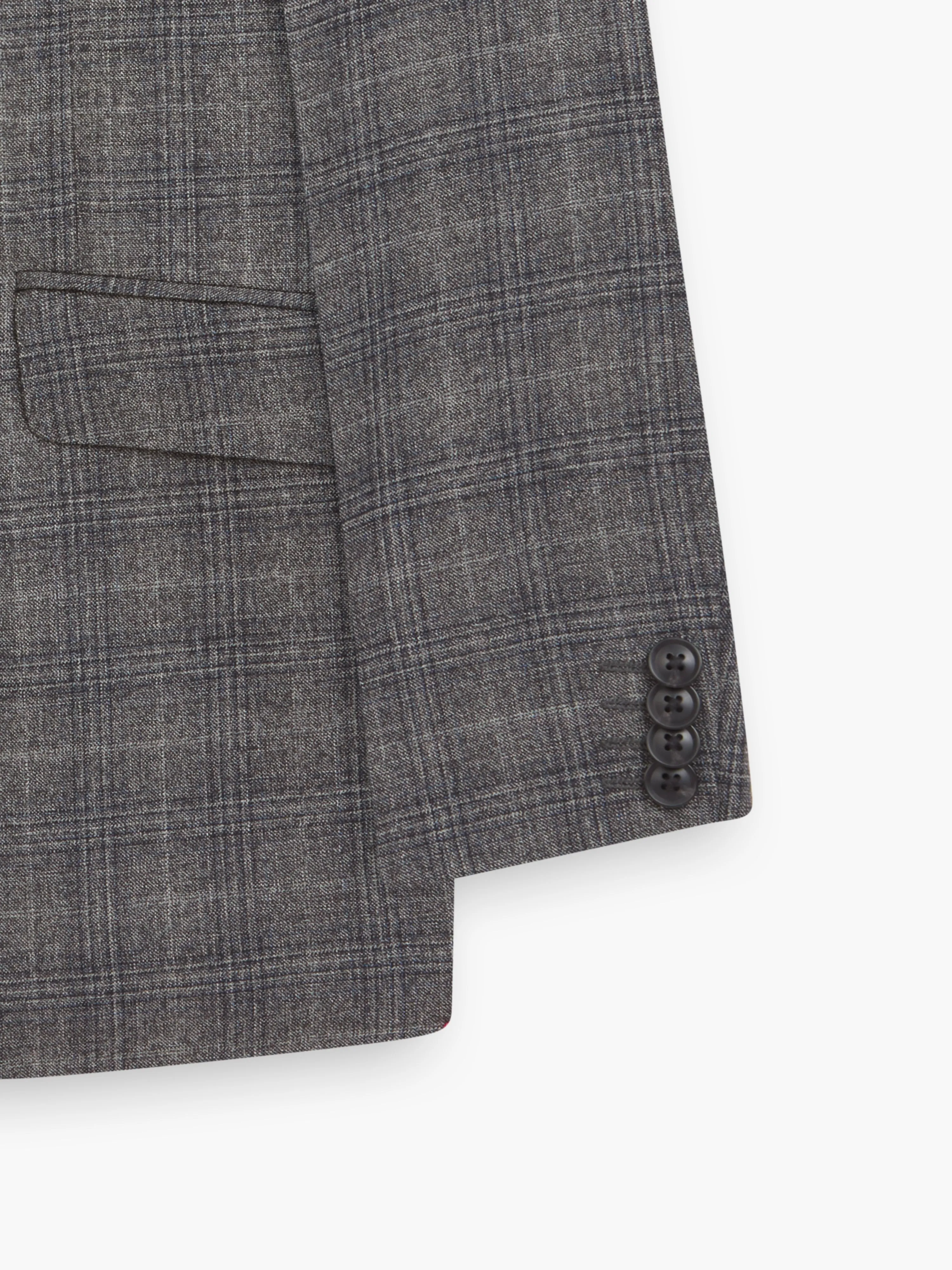 Crossley Infinity Slim Fit Grey Check Jacket