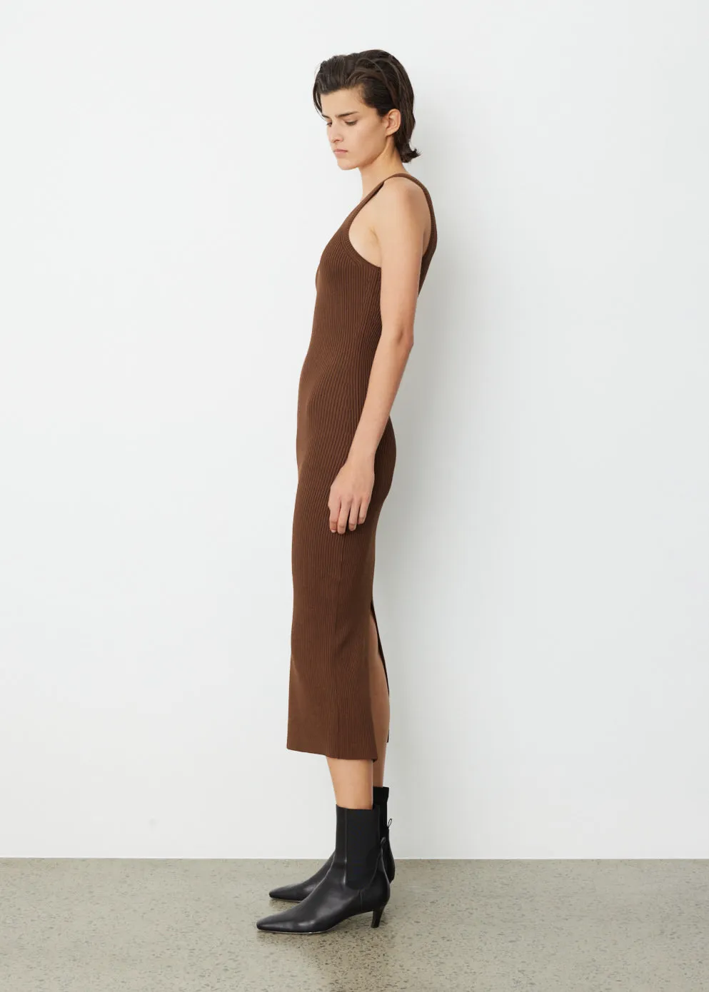 Curved Compact Knit Dress